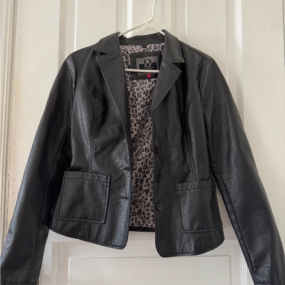 Black Leather Women's Jacket